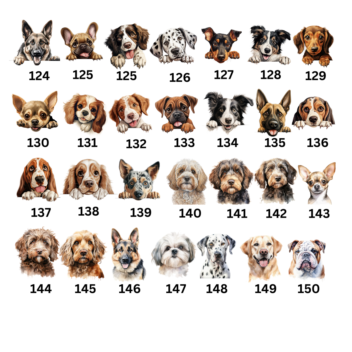 Pug Dog Personalised Christmas Ornament, Personalised Pet Lover Gift, Dog Breeds Christmas Bauble, Ceramic Ornament, Dog Lover Keepsake