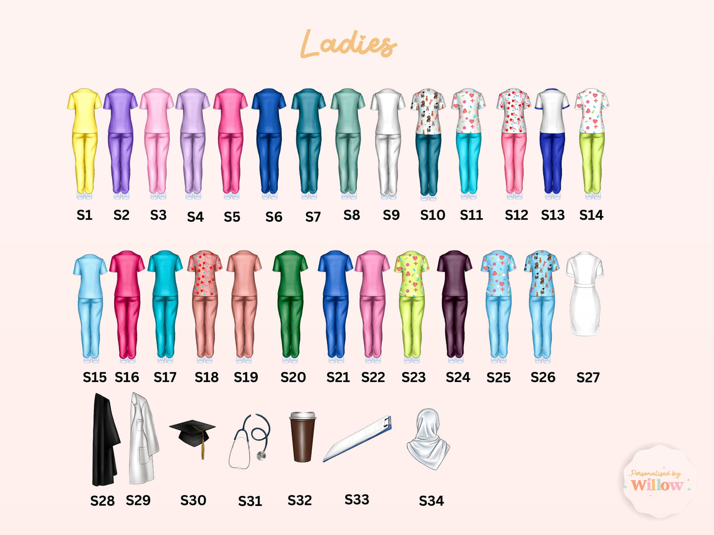 Personalised Nurse 1st Christmas Ceramic Ornament Hanging