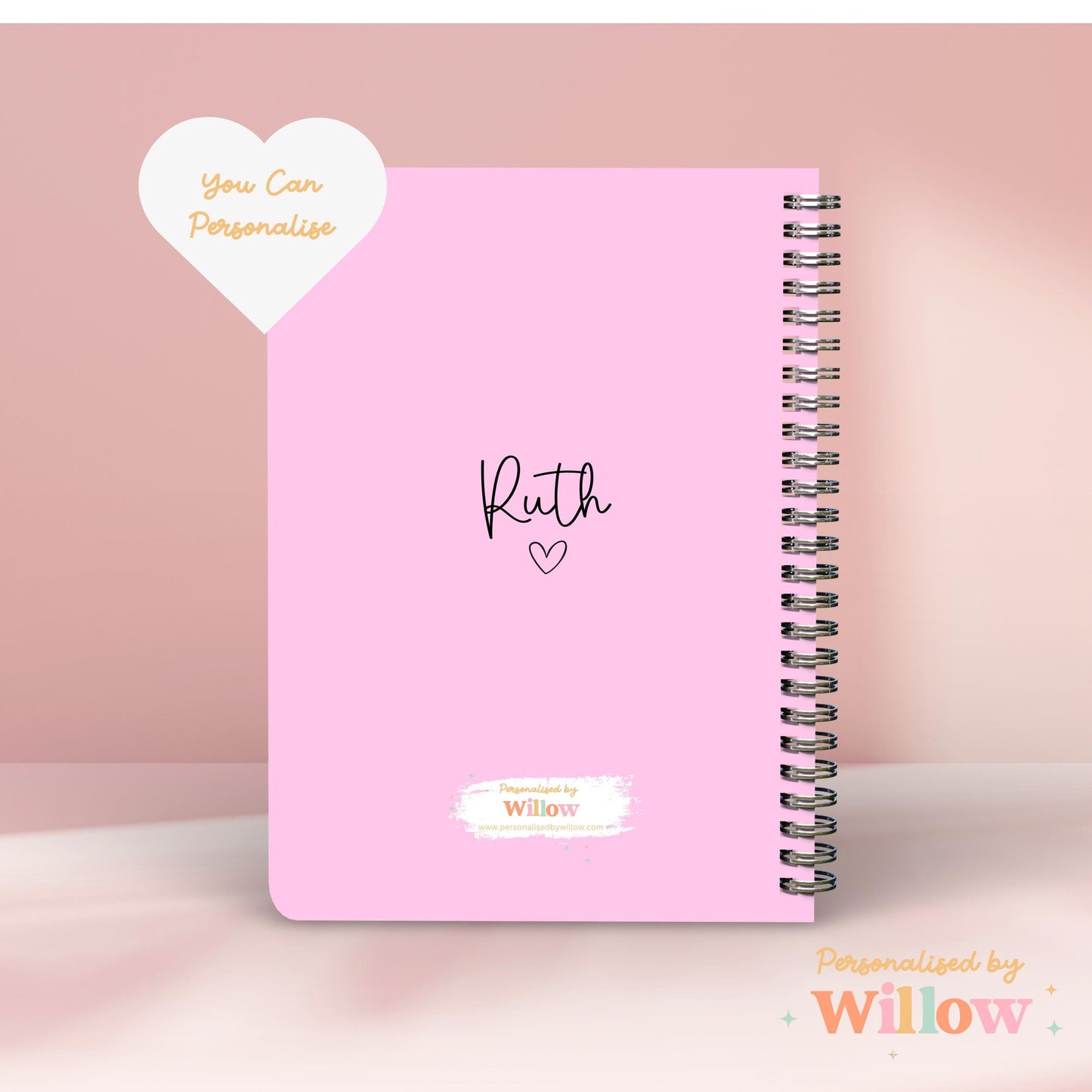 Personalised Recipe Baking Notebook, Gift For Baker