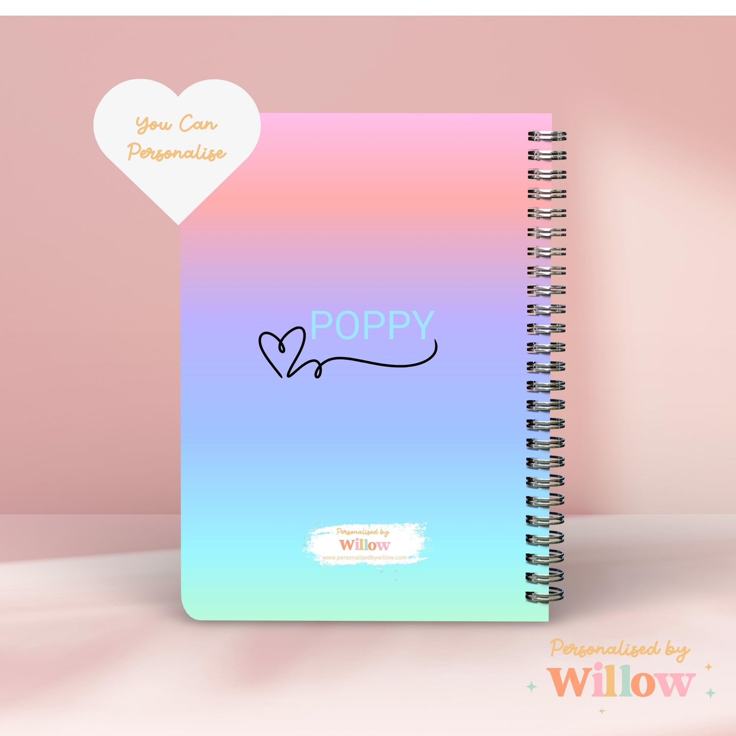 Personalised Dream It Wish It Do It Notebook Journal, Affirmation Gift