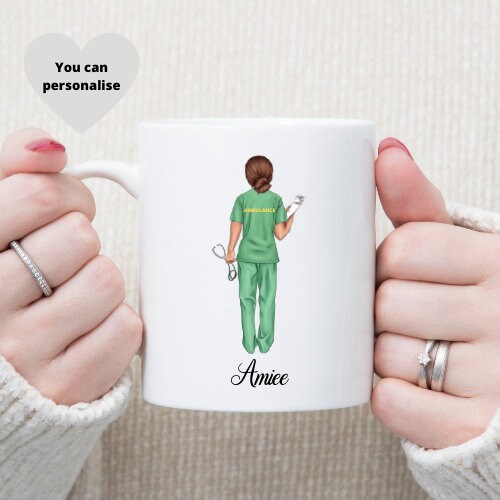 Personalised Paramedic Mug, Ambulance Driver Mug, Nurse Colleagues Mug Gift, Key Worker NHS Mug, Student Paramedic Cup, Paramedic Graduation