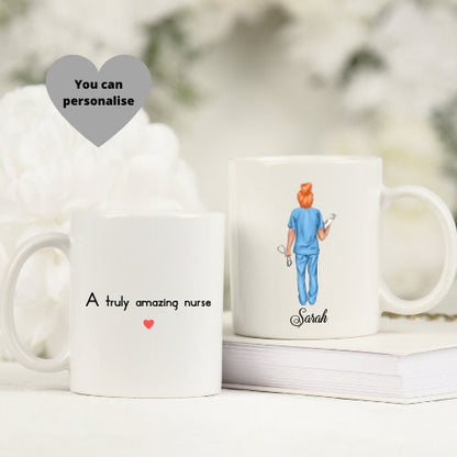 Personalised Nurse Mug, Nurse Colleagues Mug Gift.