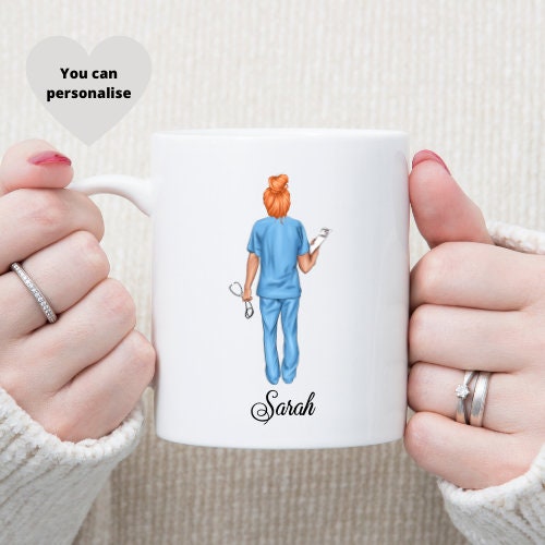 Personalised Nurse Mug, Nurse Colleagues Mug Gift.