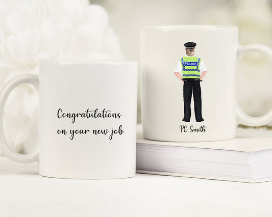 Personalised Police  Officer Mug, Police Colleagues Mug Gift.