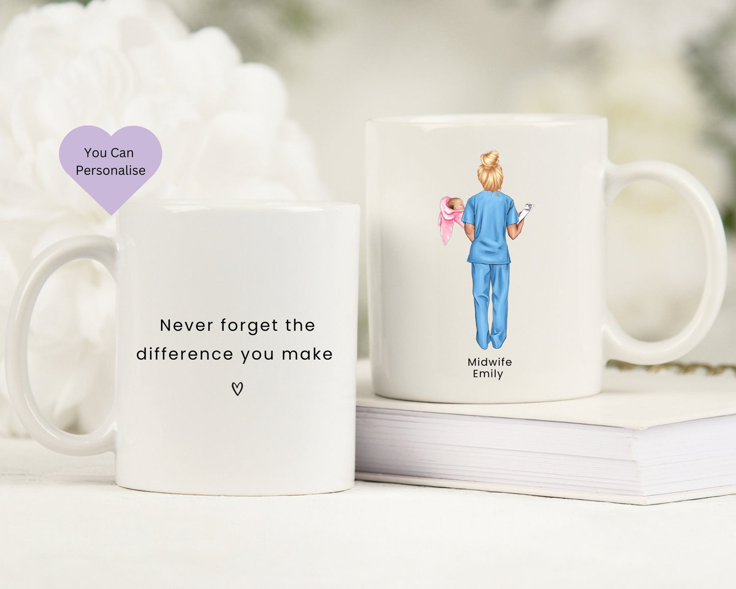 Personalised Midwife Mug, Student Midwife Mug, Midwife Colleagues Mug