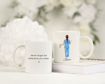 Personalised Doctor Mug, Physio Mug, Surgeon Mug Gift, Key Worker NHS Mug, Pharmacist Cup, Occupational Therapist, Graduation Mug