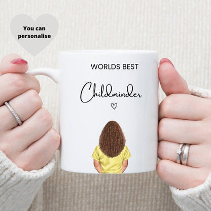 Personalised Childminder Mug, Thank You Gift, Nursery Key Worker Gift.