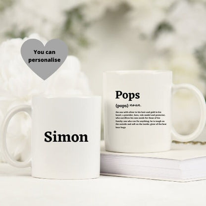 Personalised Pops Definition Mug