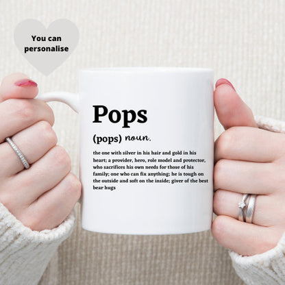 Personalised Pops Definition Mug