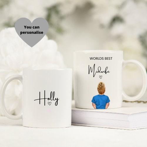 Personalised Midwife Mug, Student Midwife Mug, Midwife Colleagues Mug