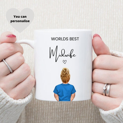 Personalised Midwife Mug, Student Midwife Mug, Midwife Colleagues Mug