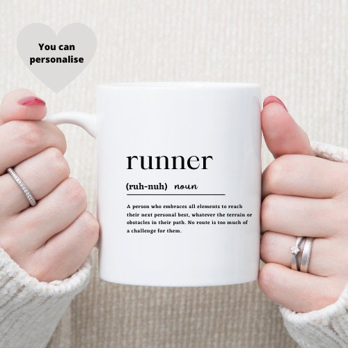 Personalised Park Run Saving mug, Runners Gift, Personalised Runner.