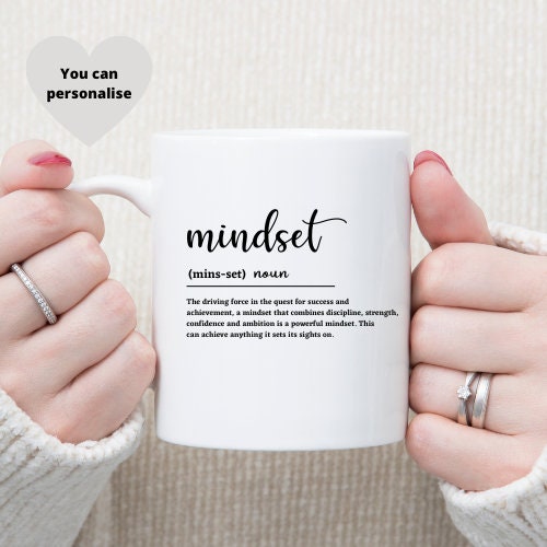 Personalised Mindset Definition Mug