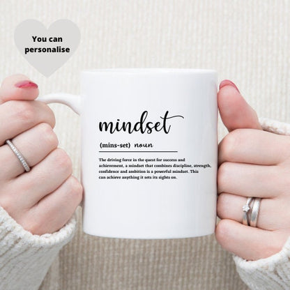 Personalised Mindset Definition Mug