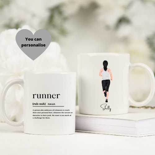 Personalised Park Run Saving mug, Runners Gift, Personalised Runner.