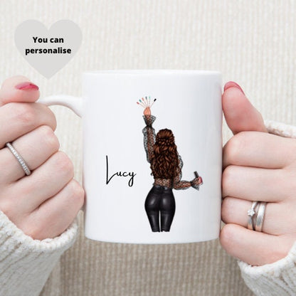 Personalised Nail Technician Mug, Nail Tech Mug, Personalised Mug.