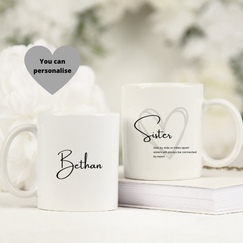 Personalised Sister Appreciation Mug