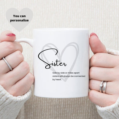 Personalised Sister Appreciation Mug