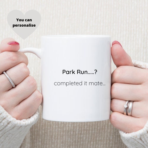 Personalised Park Run mug, Runners Gift, Park Run, Personalised Runner Definition Print, Running Print, Personalised Running Gift for Dad