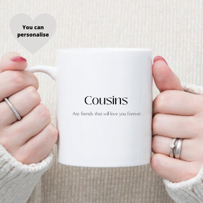 Cousin Birthday Gift, Cousin Mug, Personalised Mug, Bestie Gift, Novelty Mug.