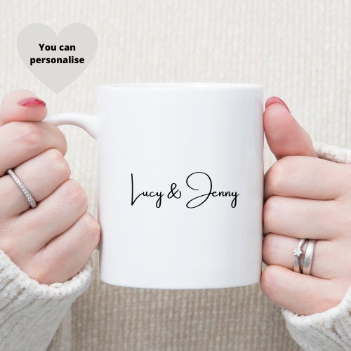 Personalised Bestie Friendship Mug