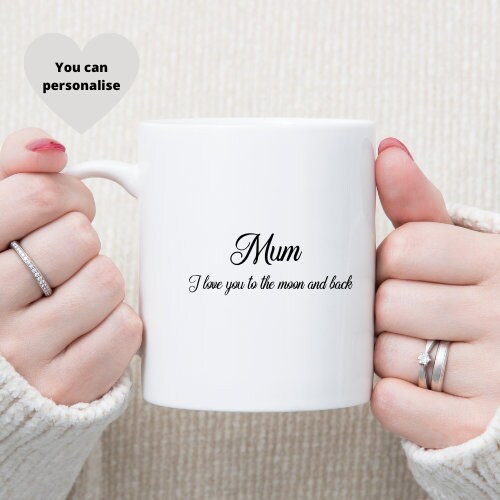 Personalised Mum Daughter Mug, Mother's Day Gift, Birthday Gift for Mum, Best Mum Mum, Custom Daughter Cup, Step Mum Gift.