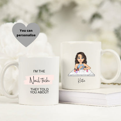 Nail Technician Mug, Manicurist Gift, Beauty Professionals Gift, Coffee Mug for Nail Techs, Inspiration Mug for Nail Tech