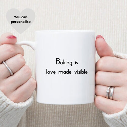 Personalised Baker Mug, Baking Gift, Coffee Mug for Baker, Cake Maker Gift.