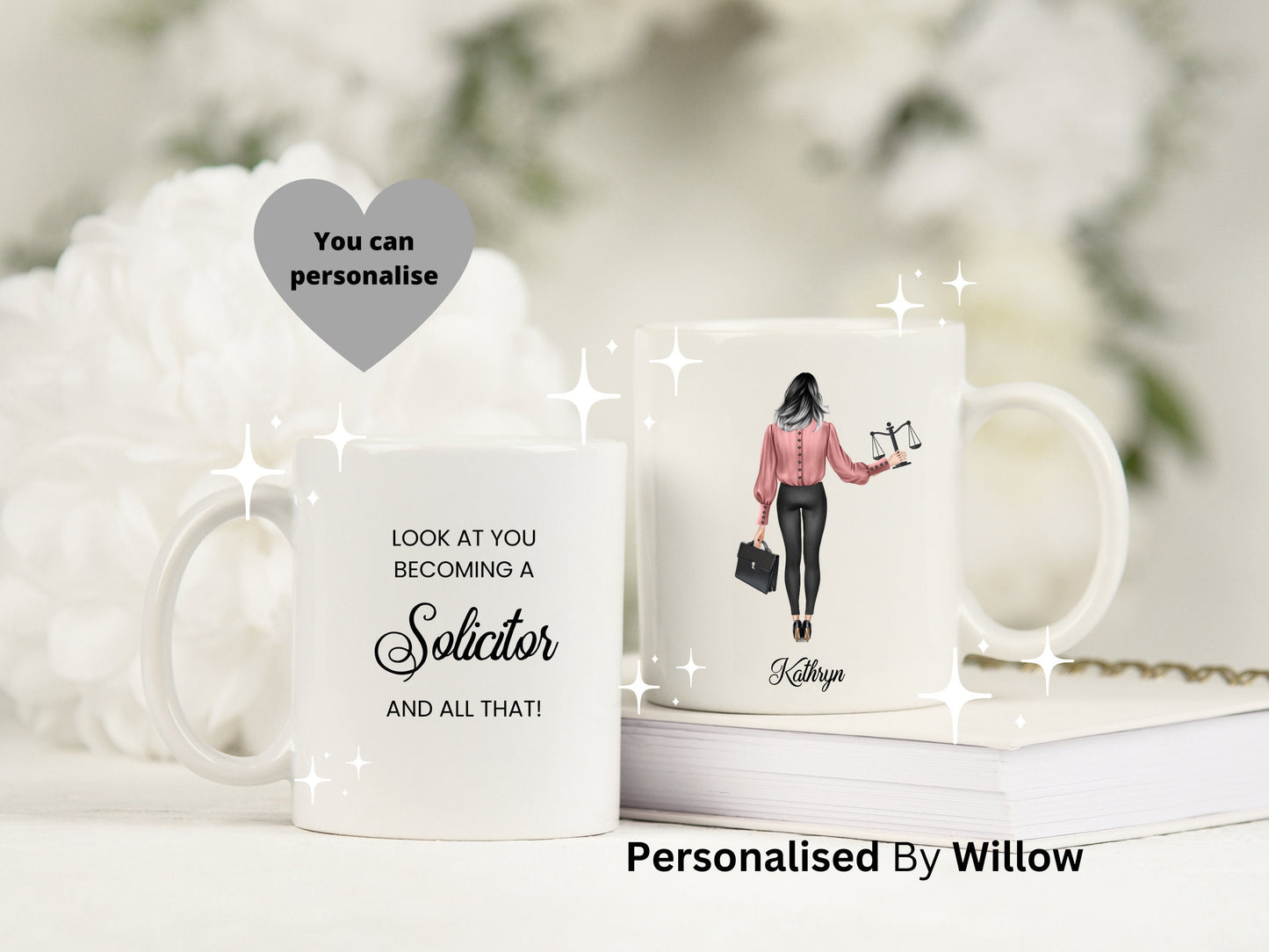 Personalised Look at you becoming a Solicitor and all that Mug, New Solicitor Gift