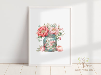 Flower Wall Art, Botanical Print, Floral Décor, Nature Print, Flower Illustration, Flower Poster, Home Décor, Wall Art Print, Floral Décor