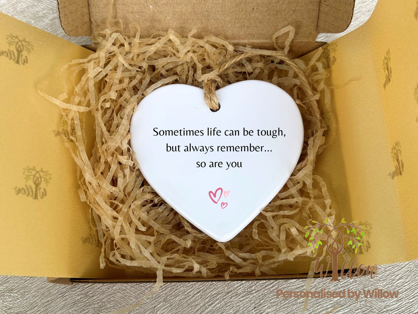 Stay Strong, Ceramic Ornament, Thinking Of You, You Got This, Sympathy Gif, Ceramic Ornament.