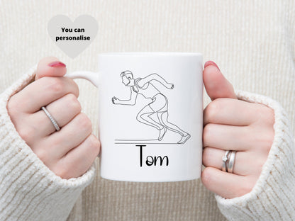 Personalised Marathon Runner Mug, Personalised Park Run Mug, Runners Gift