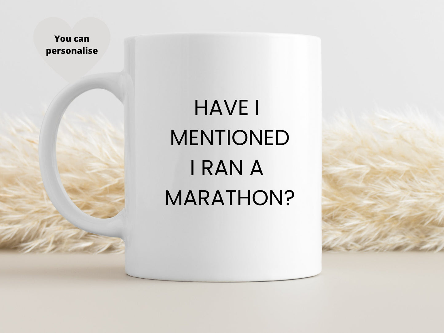 Personalised Marathon Runner Mug, Personalised Park Run Mug, Runners Gift