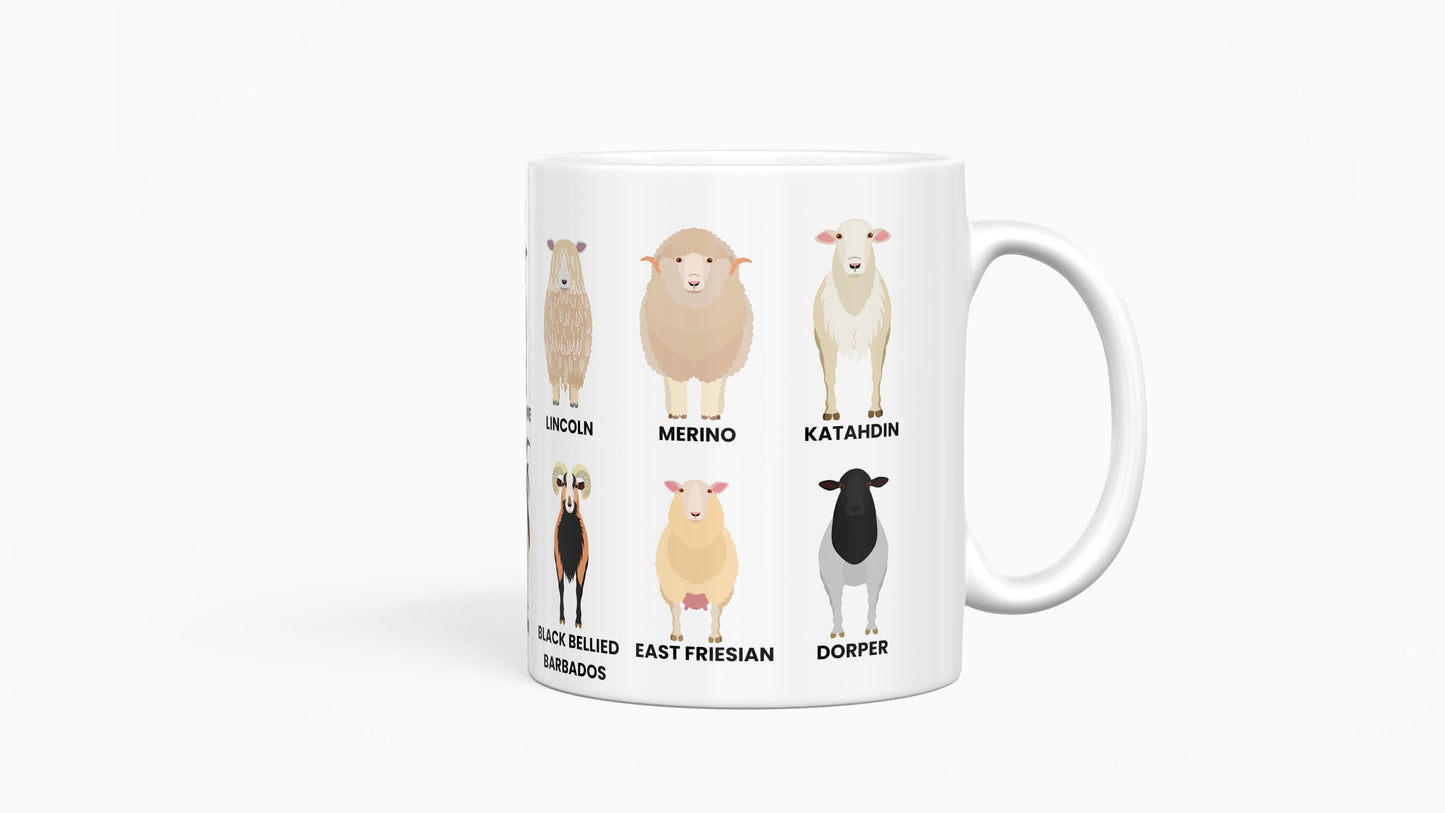 Sheep Breeds Mug