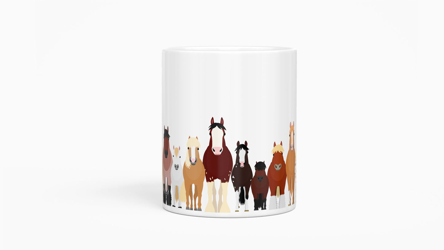 Horse Breeds Mug