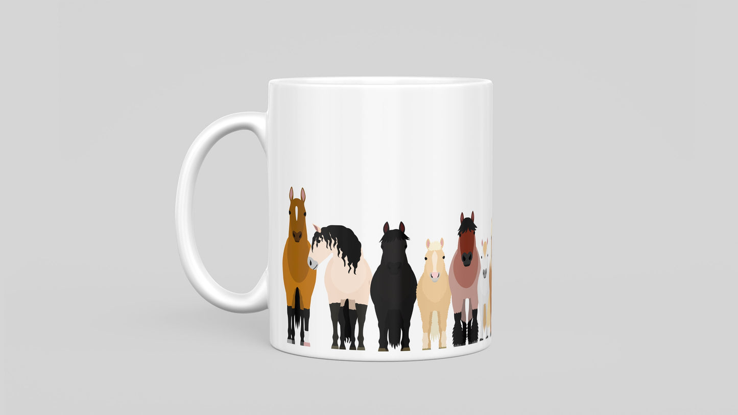 Horse Breeds Mug