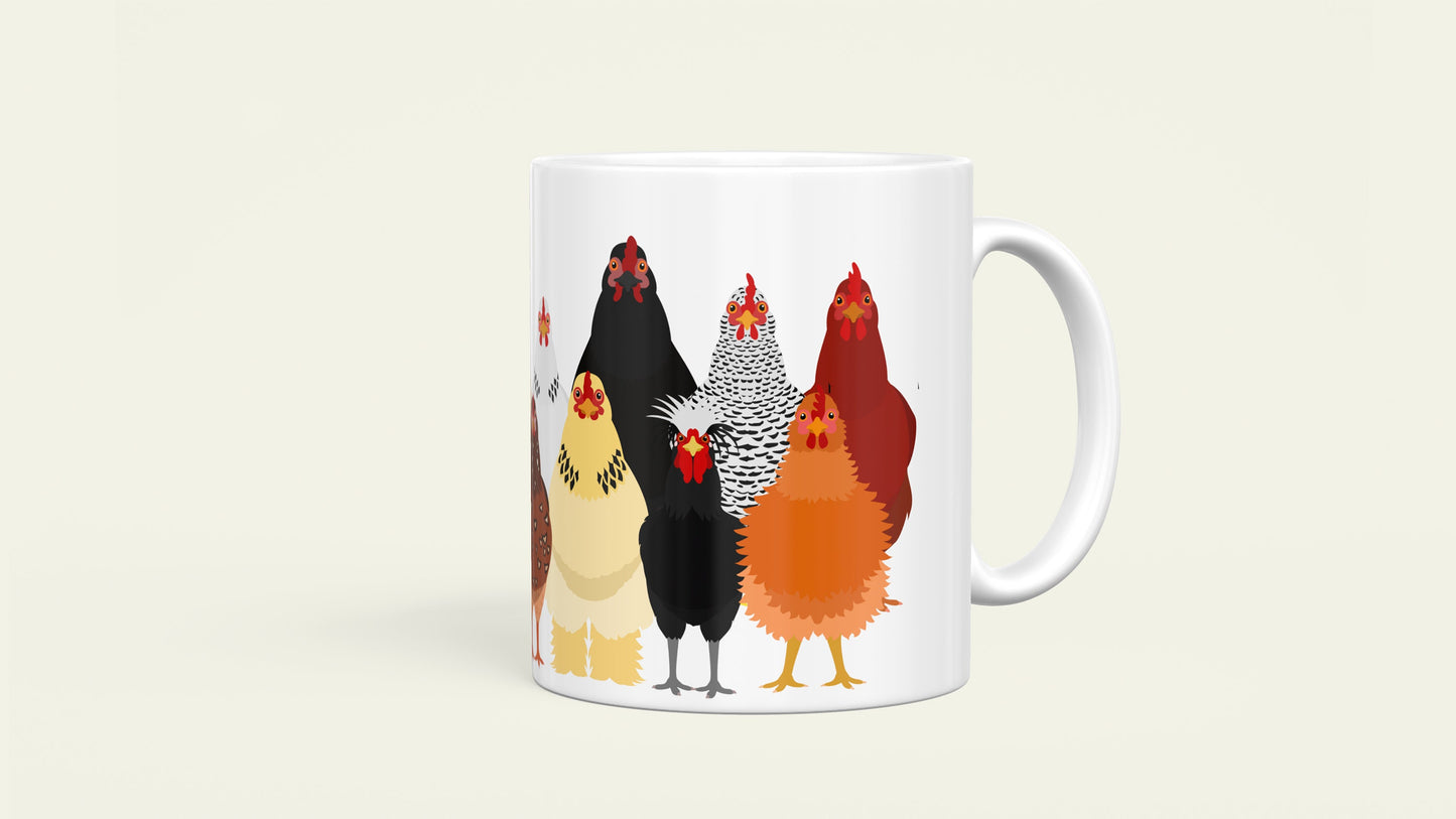 Chicken Breeds Mug