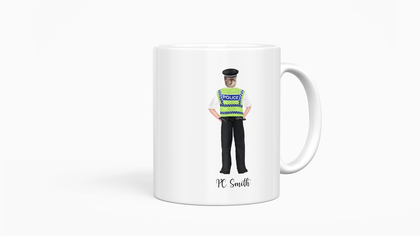 Personalised Police  Officer Mug, Police Colleagues Mug Gift.