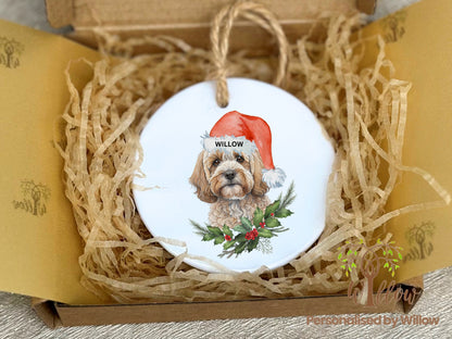 Dog Personalised Christmas Hanging