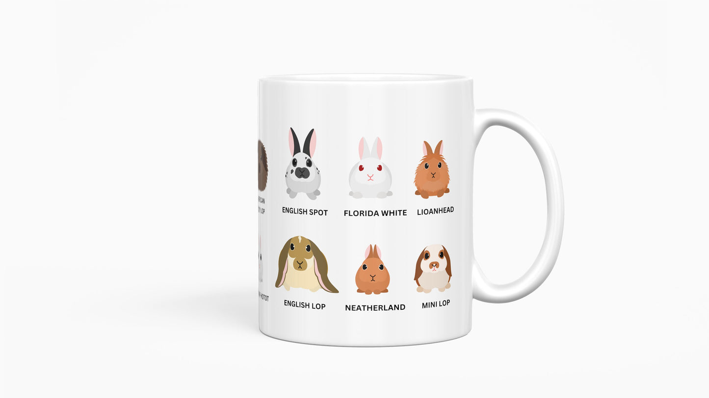 Rabbit Breeds Mug