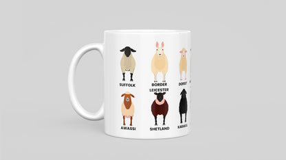 Sheep Breeds Mug