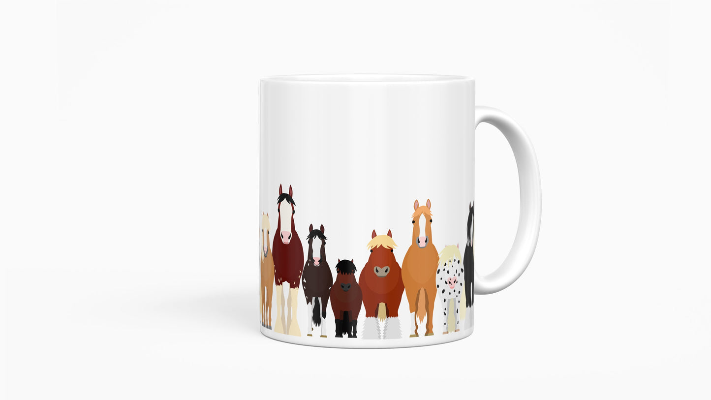 Horse Breeds Mug