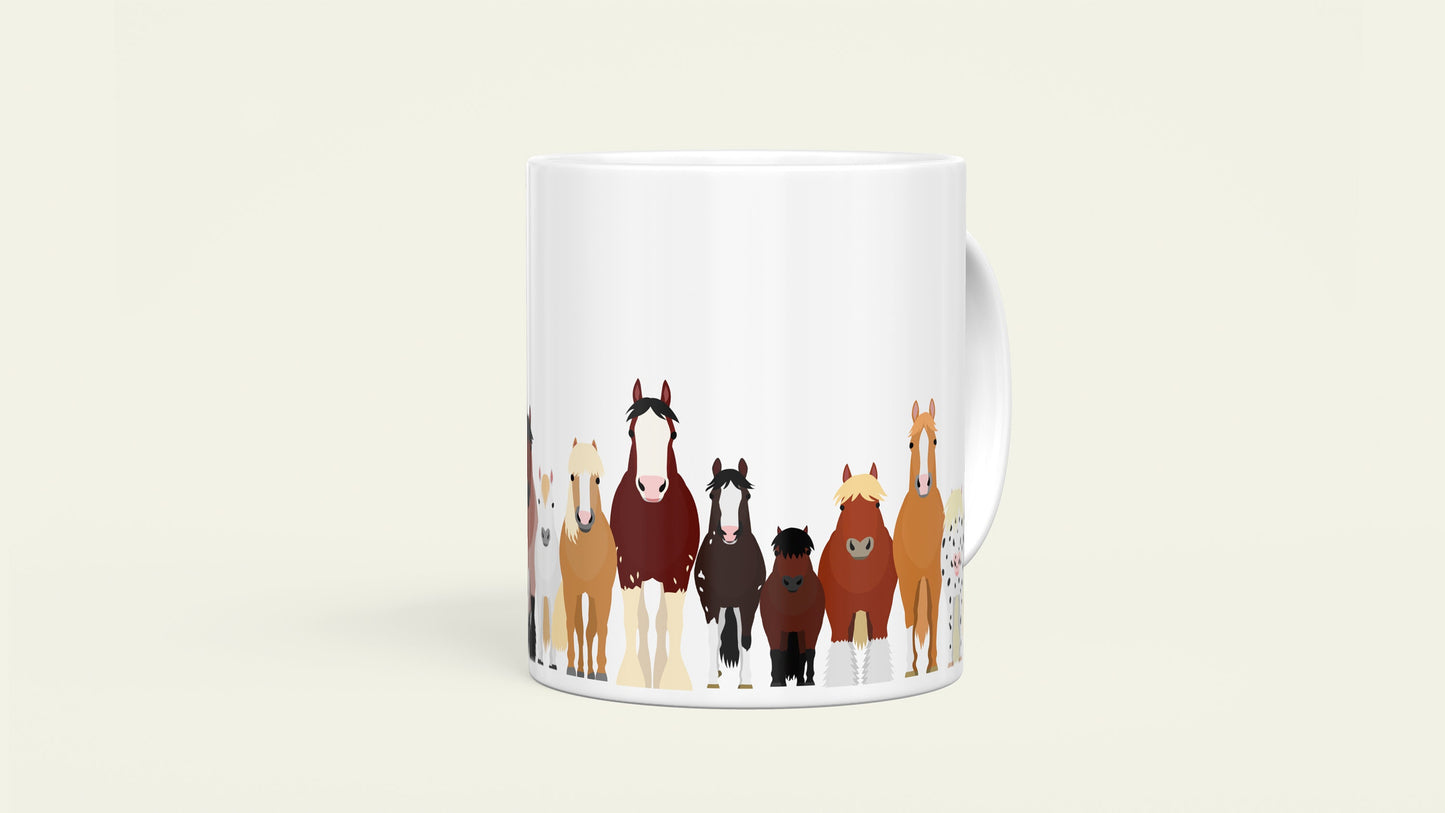 Horse Breeds Mug