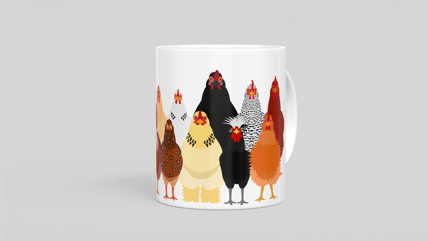 Chicken Breeds Mug