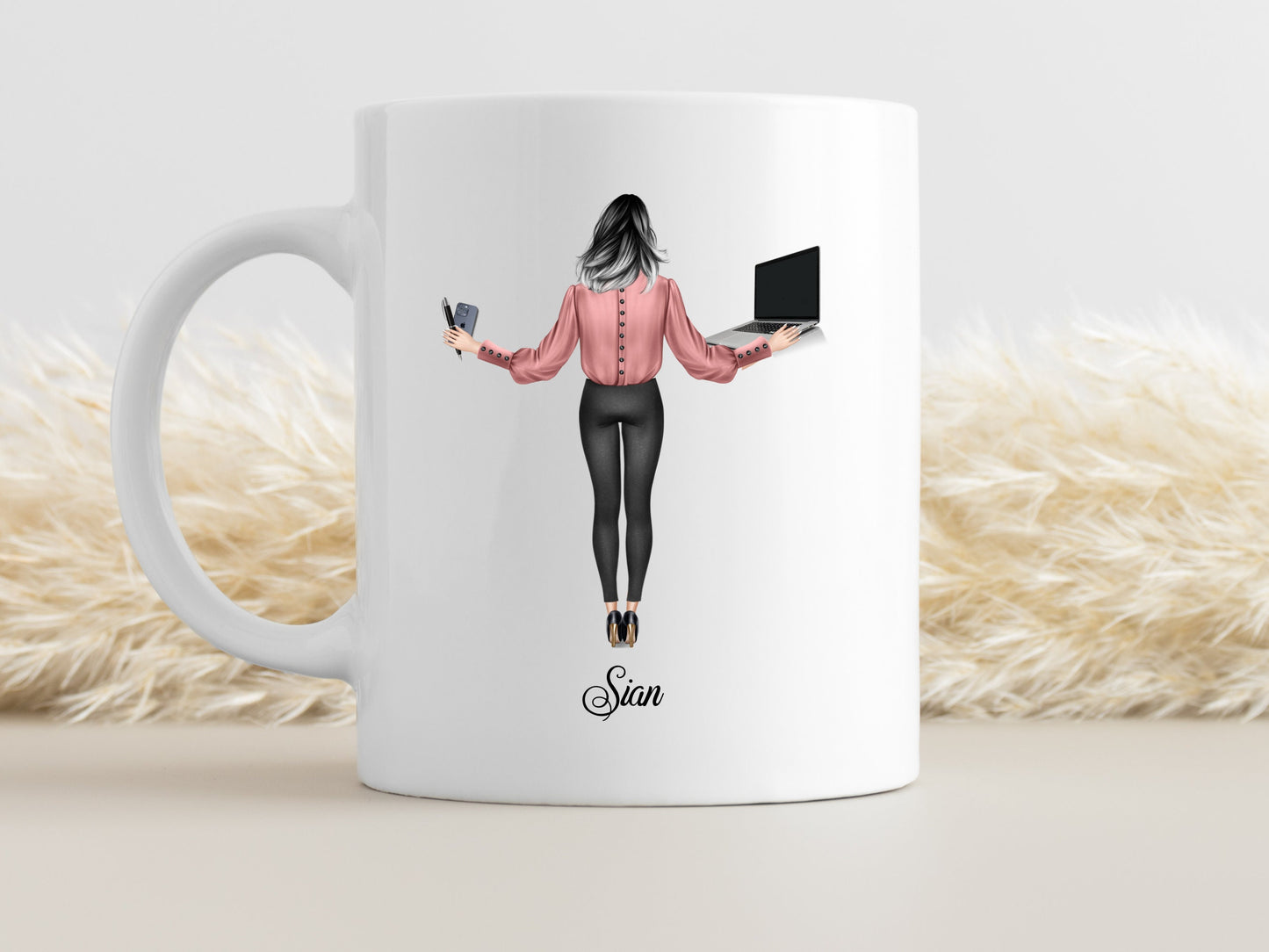 Personalised Receptionist Office Mug