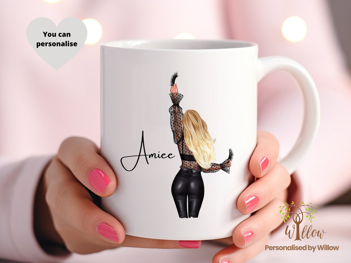 Personalised Lash Technician Mug, Lash Tech Mug, Personalised Mug, Lash Artist, Salon Coffee Mug, Lash Tech New Job Mug, Salon Co-worker