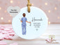 Nurse Gift, Personalised Nurse Ceramic Ornament