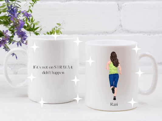 Running Gift, Runner Mug, Personalised Runner Gift, Running Cup Gift.