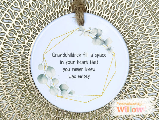 Personalised Grandparent Gift, New Grandma Gift, Thank you Grandad Gift.