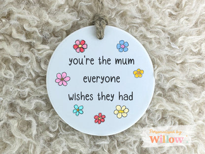 Appreciation Ceramic Hanging Keepsake Gift For Mum